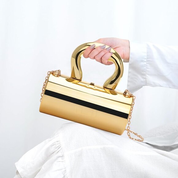 Acrylic Clutch Bag Women Large Capacity Crossbody Purse Formal Evening - Picture 6 of 6